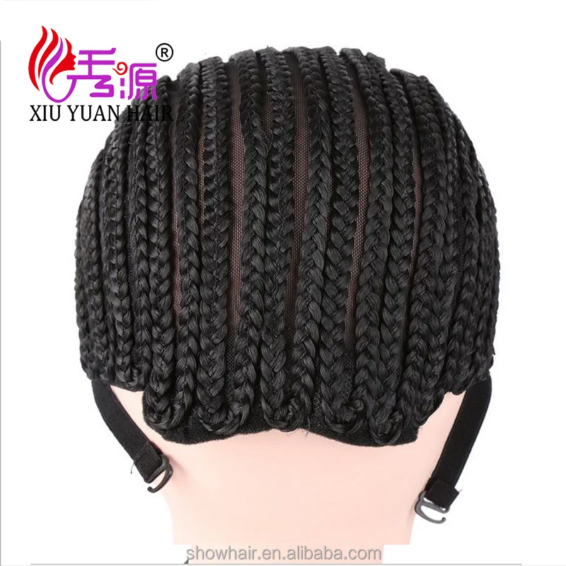 Wholesale braided weaving cap adjustable wig caps for making wigs for black women