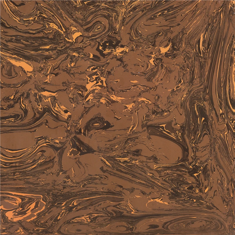 China brown artificial engineered stone benchtops artificial onyx marble tile material flexible stone for wall decoration