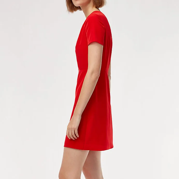 New Arrivals Fashion Lady Clothing Bandage Dress Chiffon Party Dress Spring Sexy Mini Women Casual Red Club Dresses