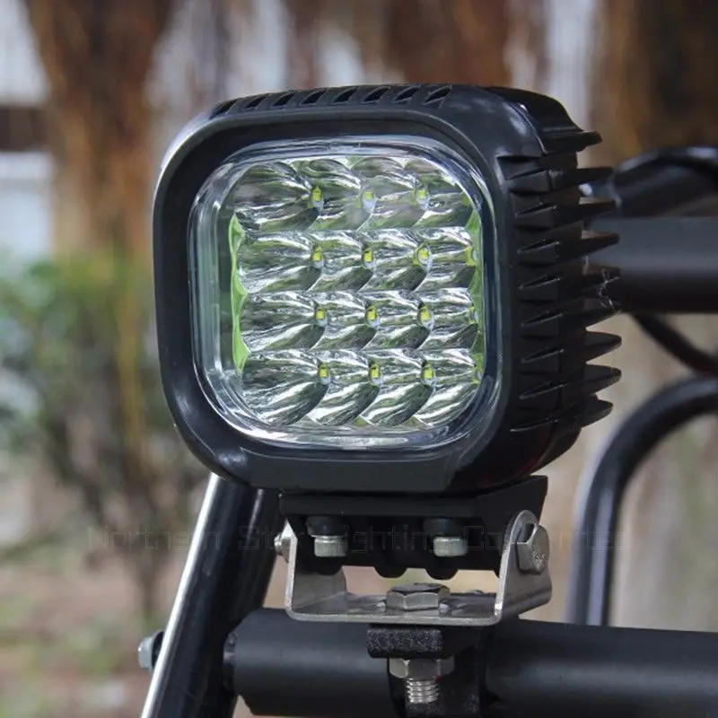
New 5inch 48W Led work light spot beam offload truck use 16pcs*3W leds IP67 led driving light for 4WD SUV ATV 