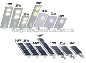 All in One  IP66 Waterproof Solar Power LED Solar Street Light