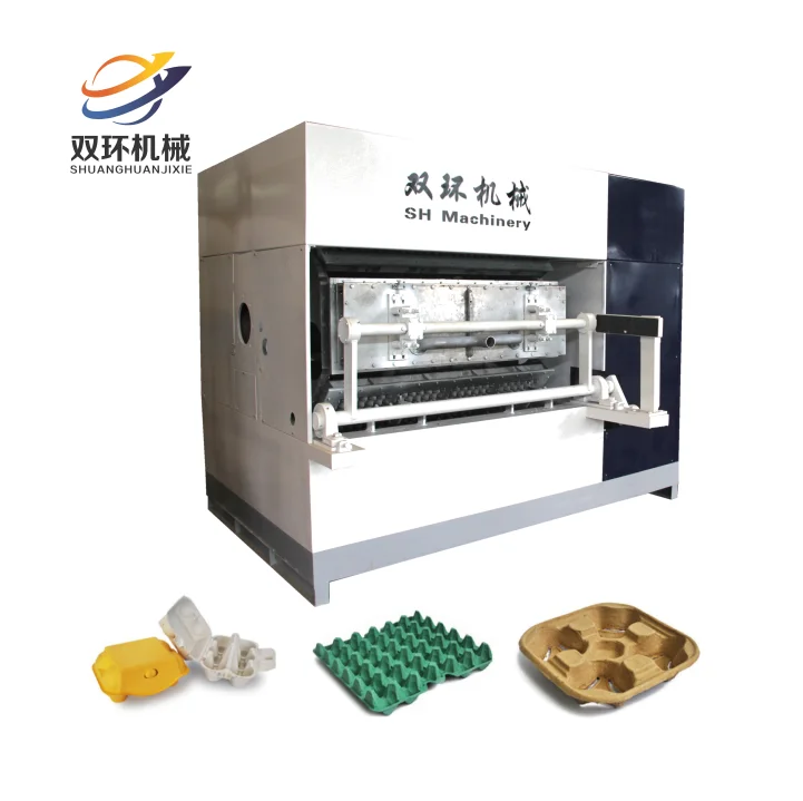 Egg tray and egg box mini making machine for small business with competitive price