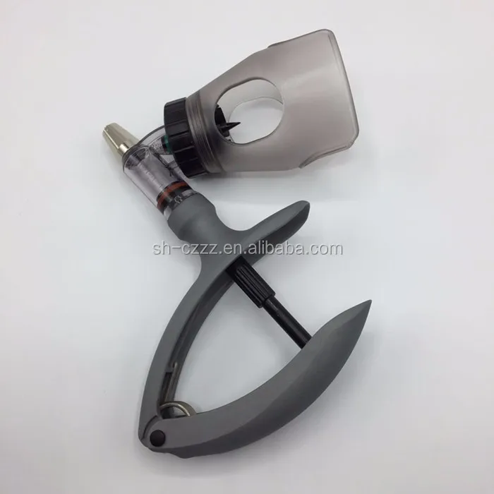 2ml 5ml continuous automatic veterinary injection vaccine syringe for animal with bottle holder