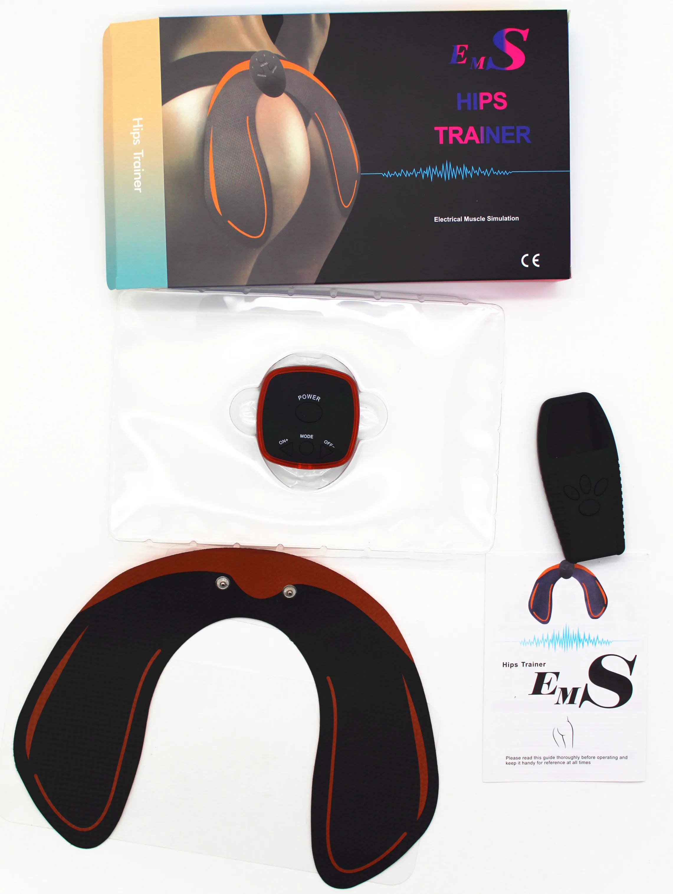 
Popular ems hips stimulator muscle gym band fitness accessories for women/men with USB charge and remote control 