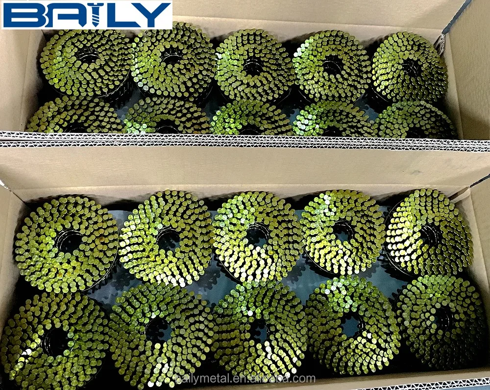 3.0 x 90mm Screw coil nails for pneumatic gun