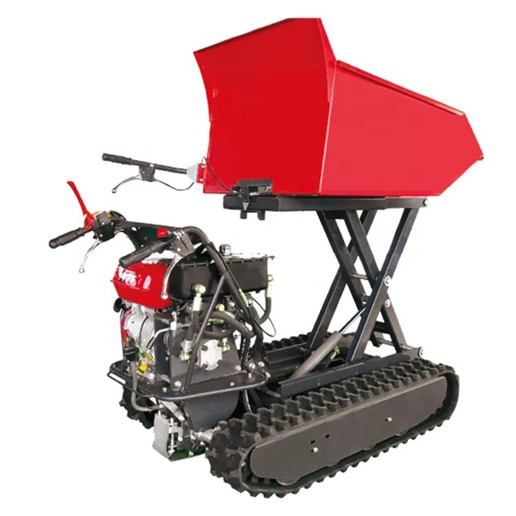 Scissor lift mini dumper 0.3t crawler dumper for sale