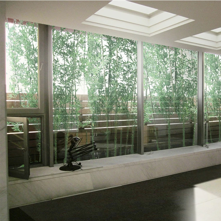 Realistic Decoration Artificial Indoor and Outdoor Decorative Trees Plastic Bamboo Fence