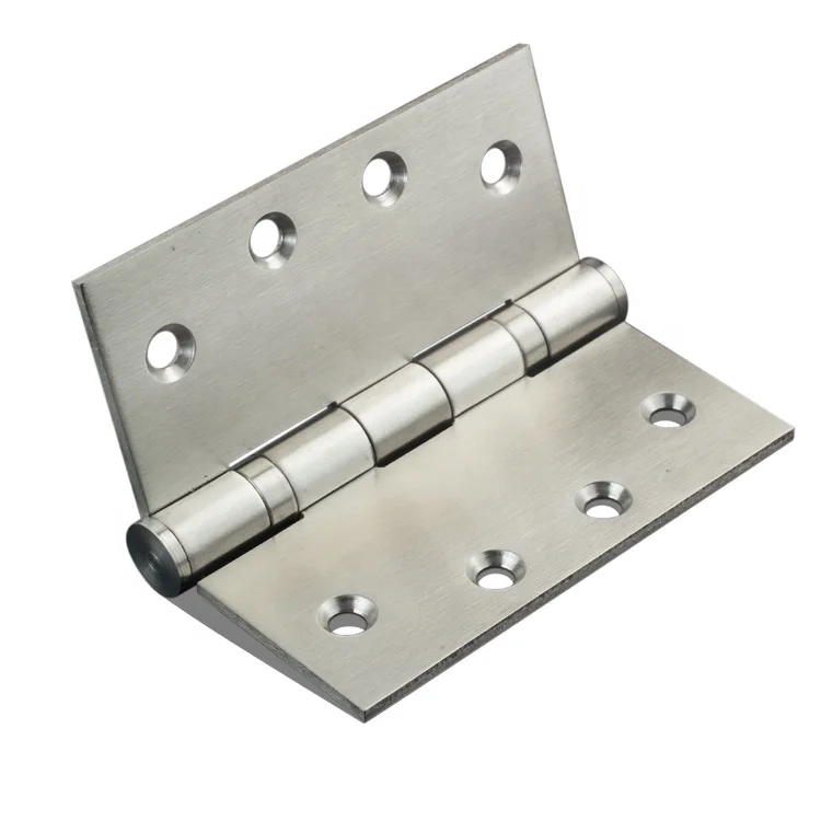Factor door hinges 4 inches flush SS 201  stainless steel 2bb ball bearing wooden interior door hinges