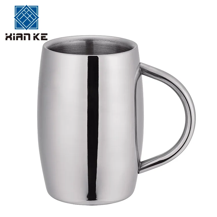 16oz, 10oz, 8oz Multi size bottoms unique design beer mug double wall