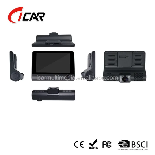 
Hd 720p Av In Led Night Vision 3 Camera Car Dvr Dash Cam 