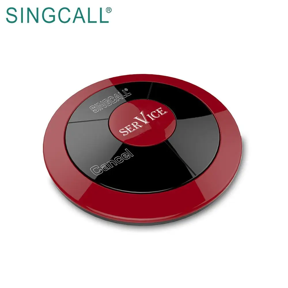  SINGCALL клиентский звонок пейджер для официанта Настольная Беспроводная система вызова