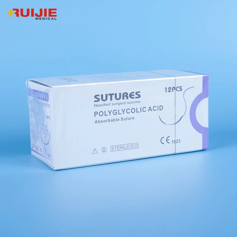 Medical Sterile Polyglycolic Acid Absorbable Sutura