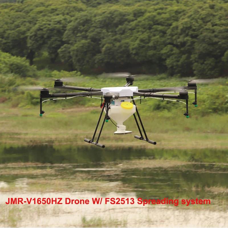 JMRRC Spreading System Fertilizer Spreader /Solid Granular seeder Equipment For Agricultural Spraying UAV Drone