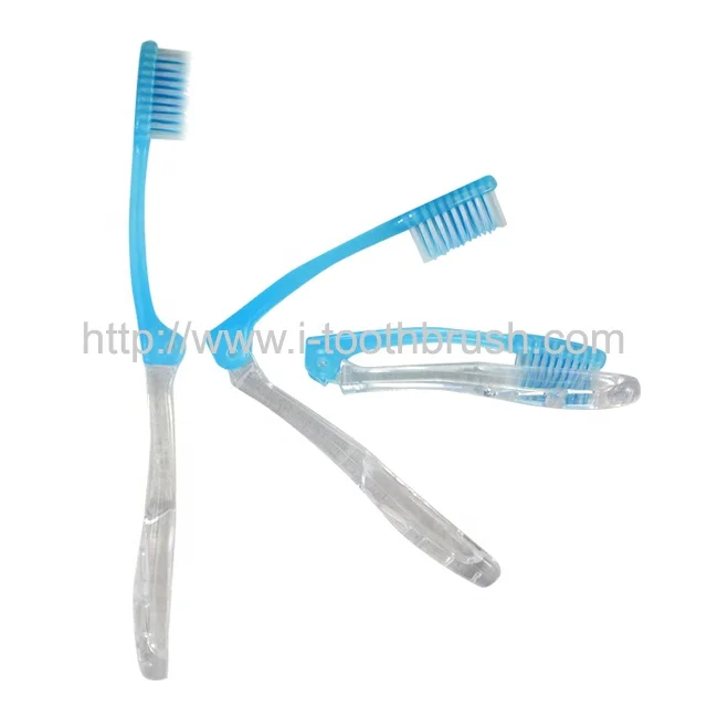 custom package cheapest fold travel toothbrush