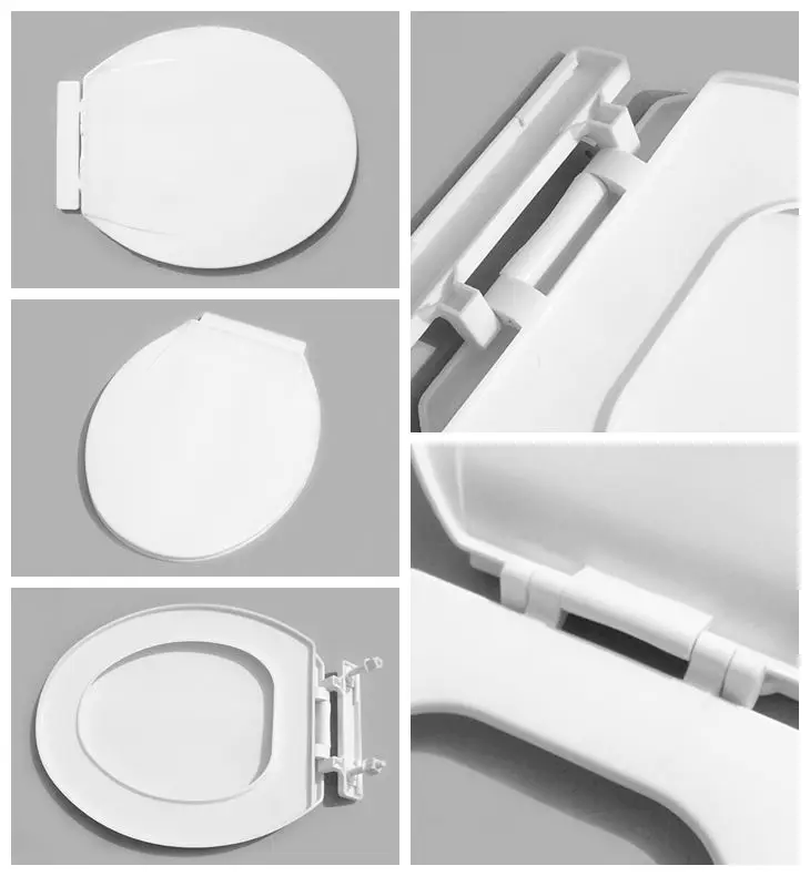 Chinese economical adjustable universal hinges PP toilet seat cover