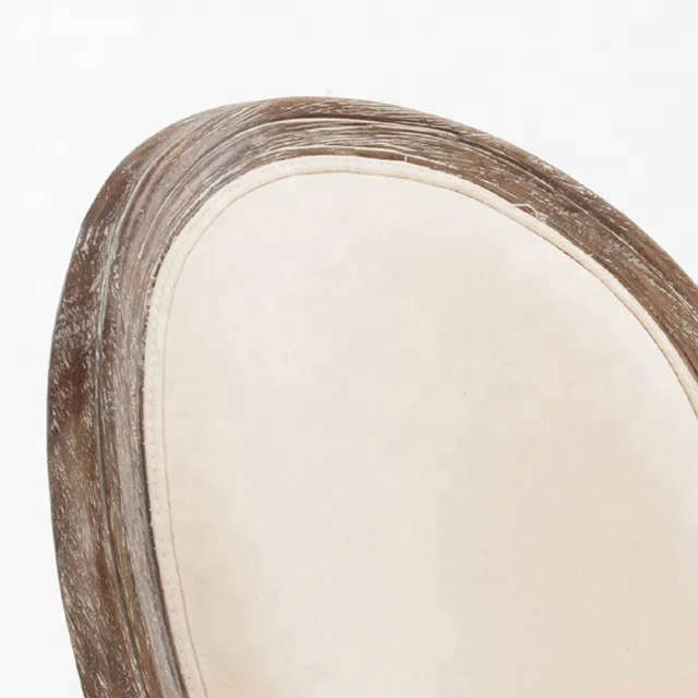 Винтажный дизайн, деревянная рама для столовой, ресторана, комнаты, из массива дерева, во французском стиле, круглый стул люиса Xvi