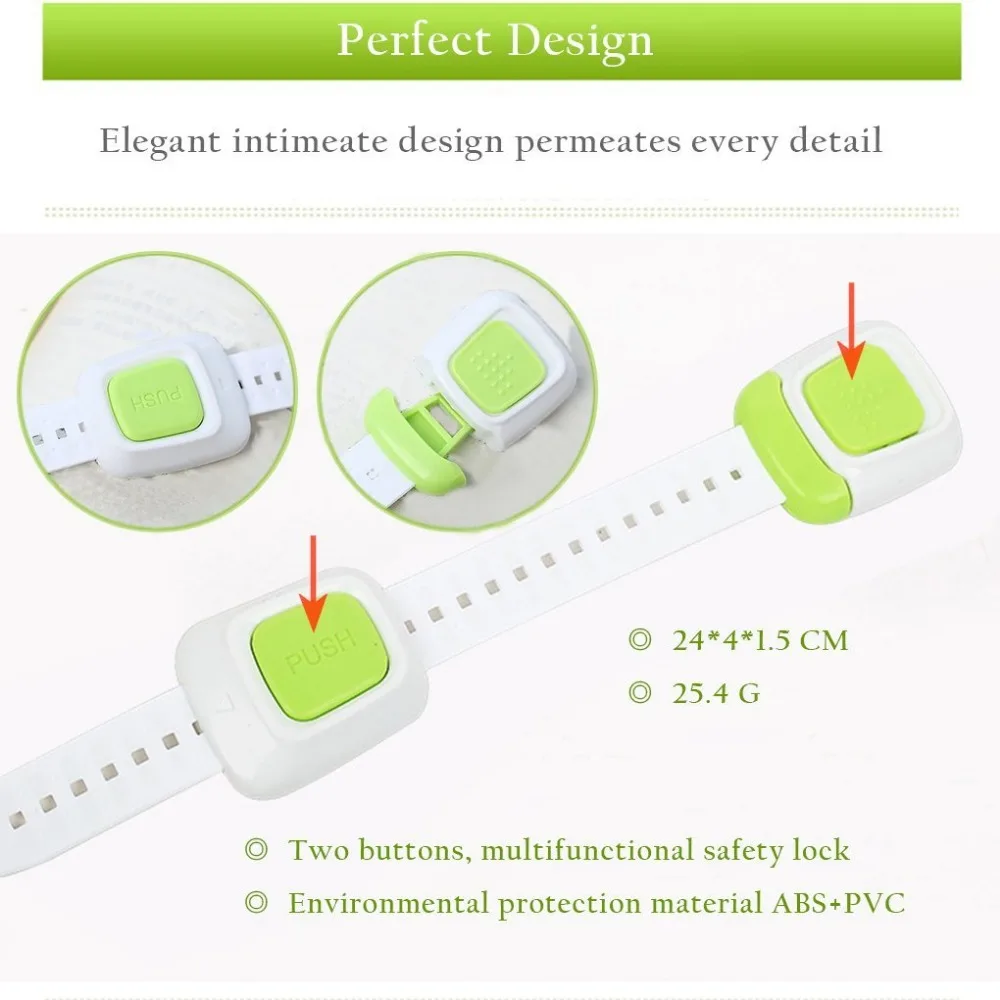 
Safety Cabinet Lock Baby Proofing Kit 10 Piece - Adjustable Child Safety Cabinet Locks, Edge & Corner Guards,Door Stopper Pro 