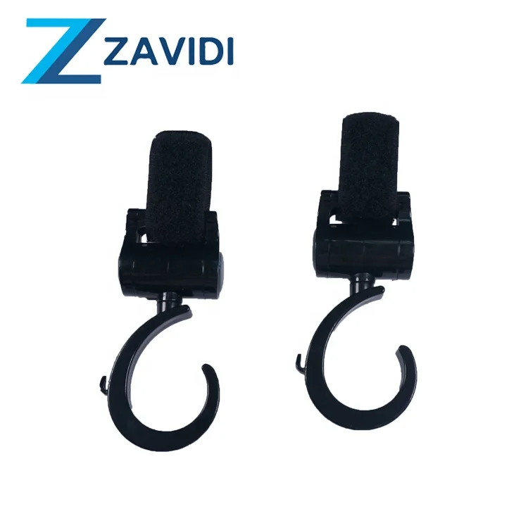 Amazon Hot Sale ABS 360 Degrees Plastic Hanging Double Stroller Hook