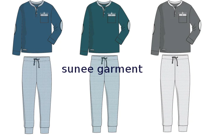 
Wholesale factory oem low price men winter turkey pajamas 