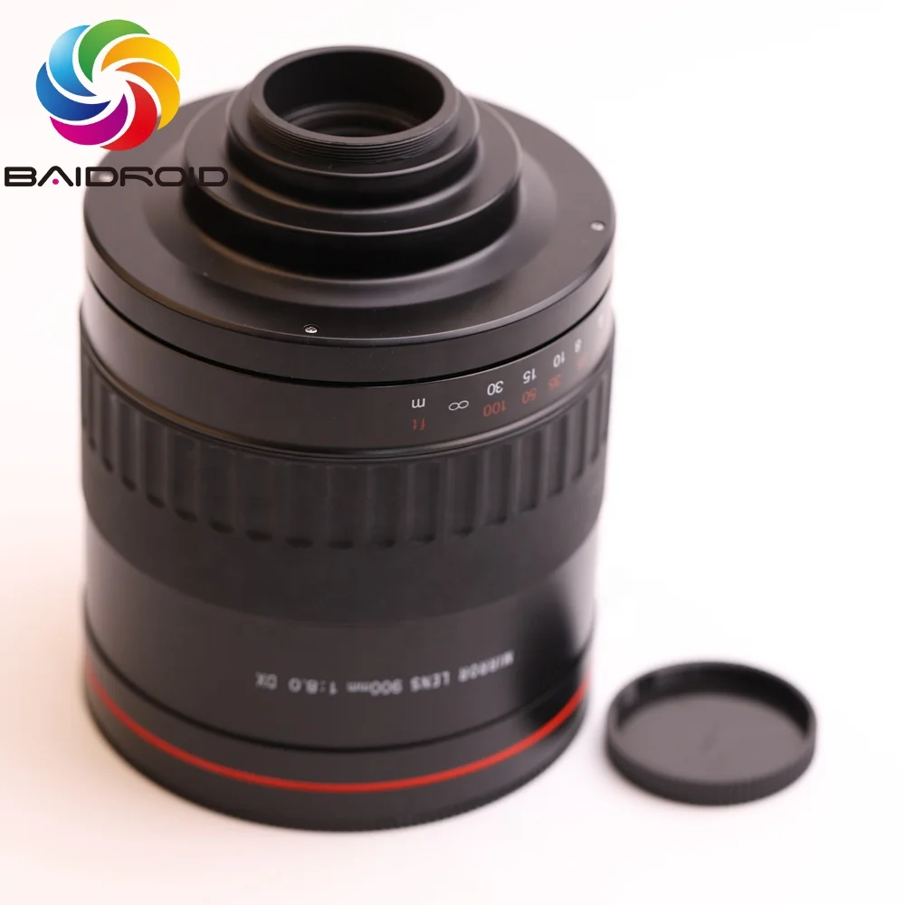 Reflex camera lens 900mm f8.0 mirror lens for dslr camera