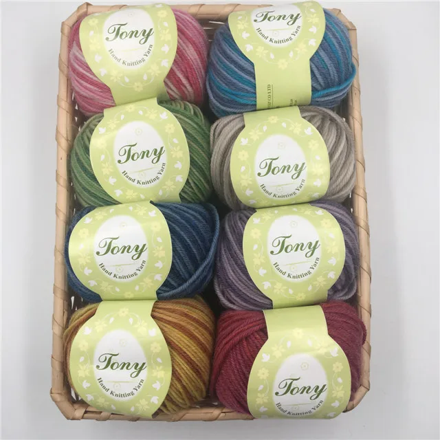 
Wool Blended Acrylic Polyester Fancy Yarn 