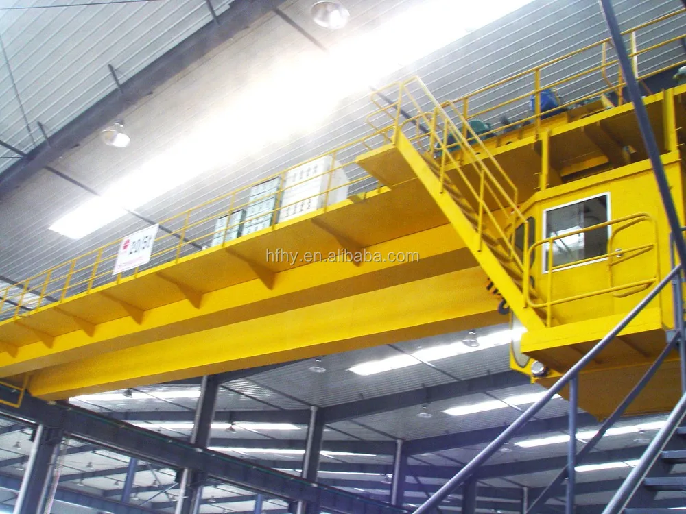 20 ton double girder twin beam radio remote control electric hoist overhead crane with hook