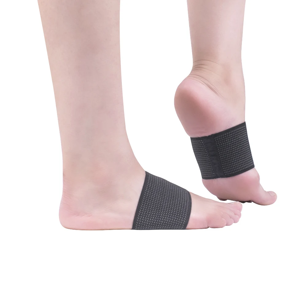 Copper Compression Arch Brace To  Plantar Fasciitis Support Arch Pain Bands Foot Massager Roller