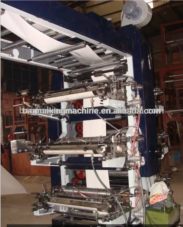 
Best 4-Color Non Woven Bag Fabric Flexo Printing Machine for Sale 