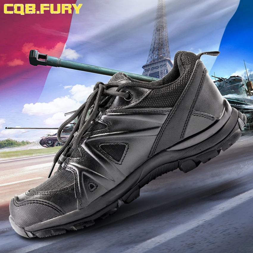 
Waterproof Military Black Safety shoes Outdoor Hiking Shoes And Working Boot 