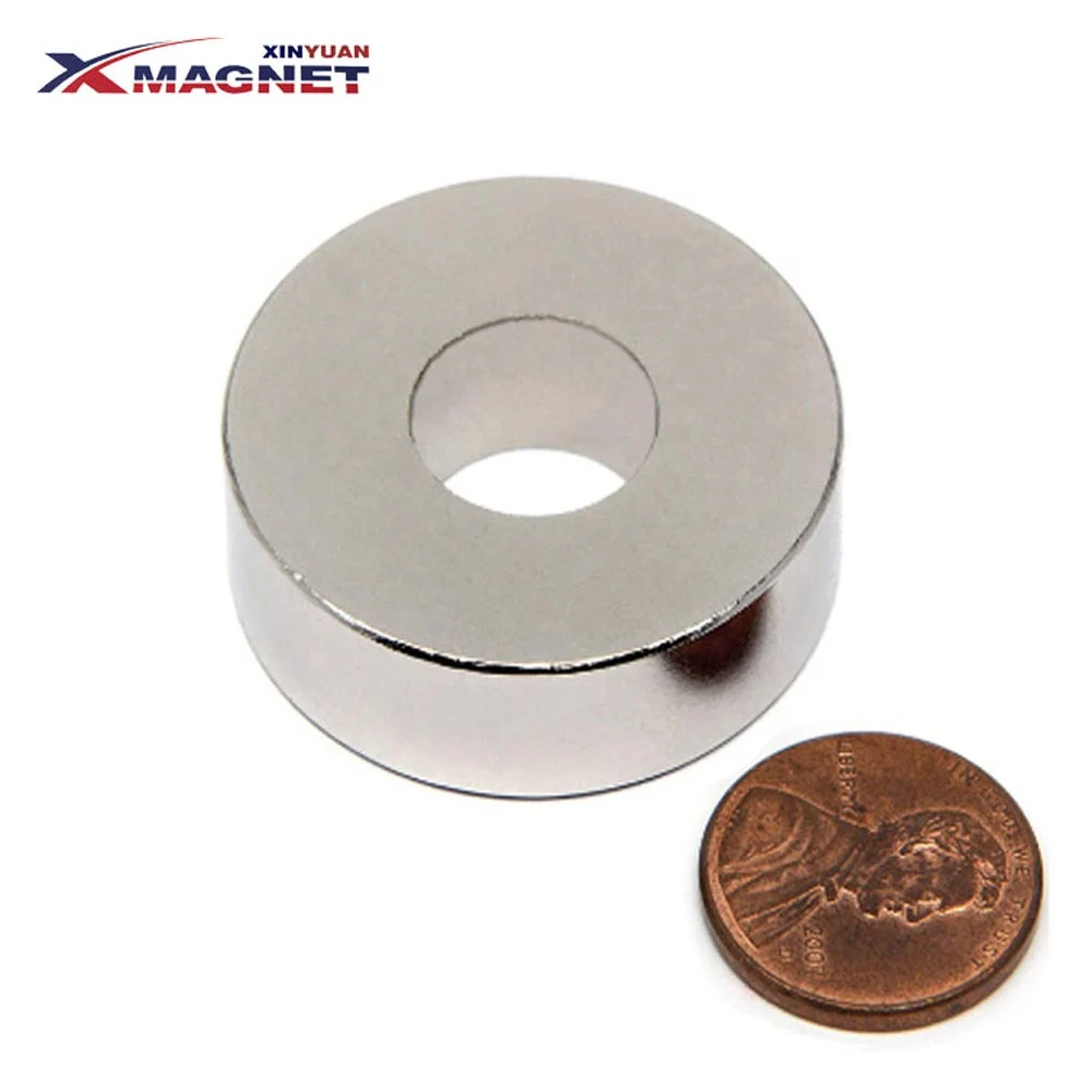 Дешевые с круглым отверстием и кольцо и форма чашки неодимовый магнит N35 для динамика магнит