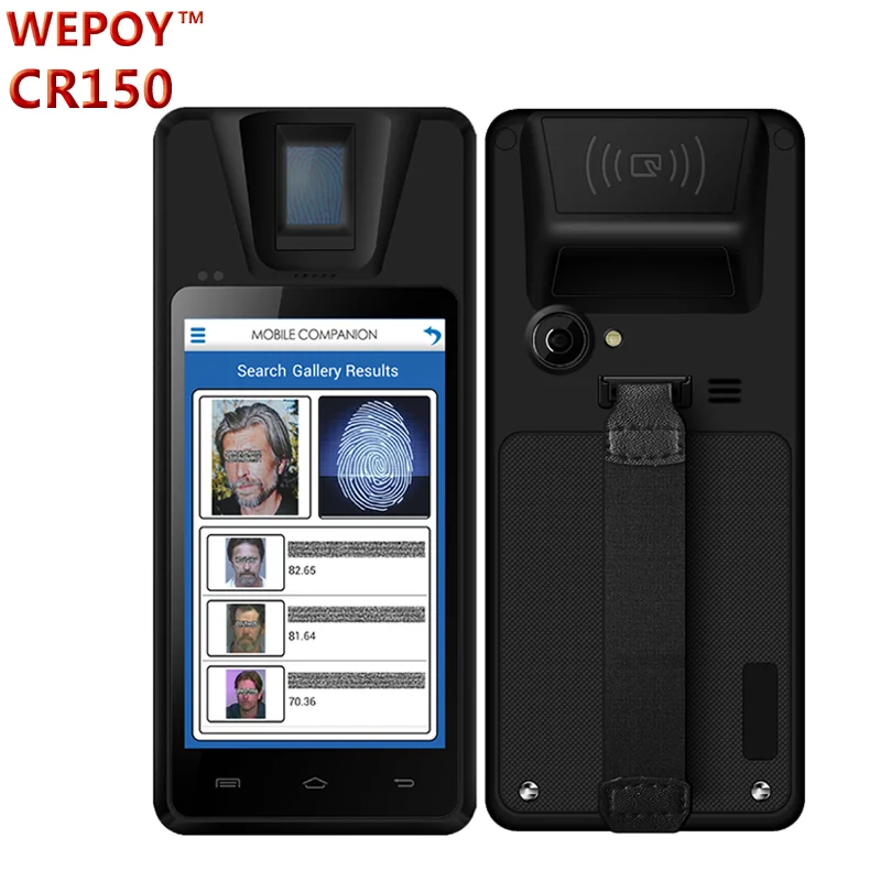 Android handheld biometric fingerprint machine device