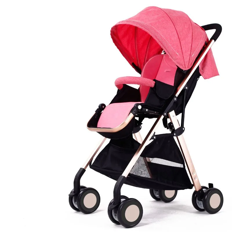 high landscape mother baby stroller foldable baby carriage