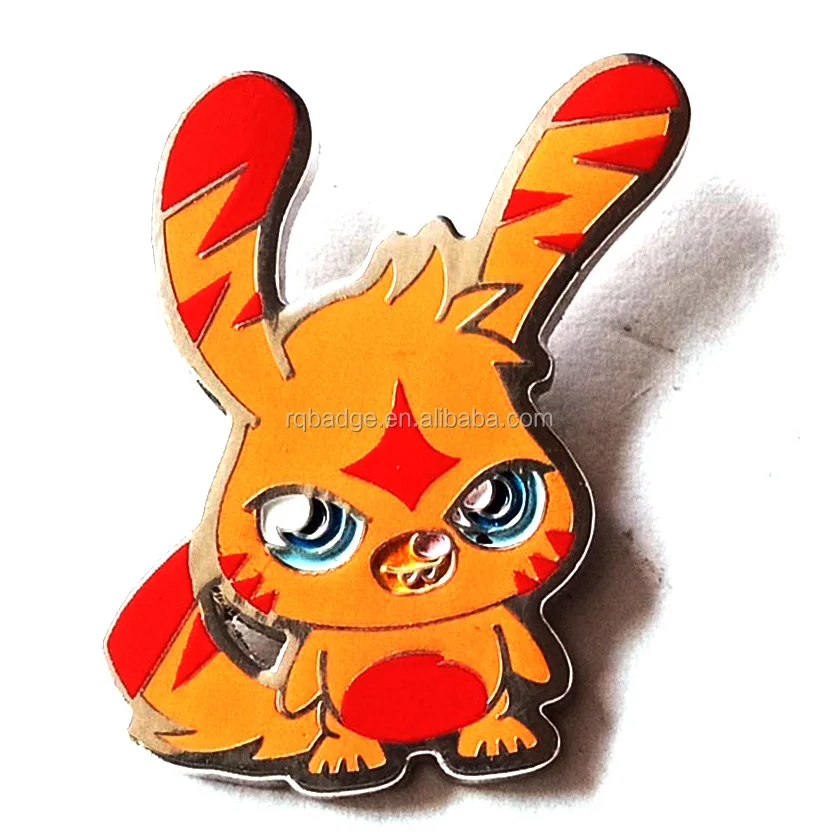 custom own logo soft enamel fashion design metal lapel pins/badge