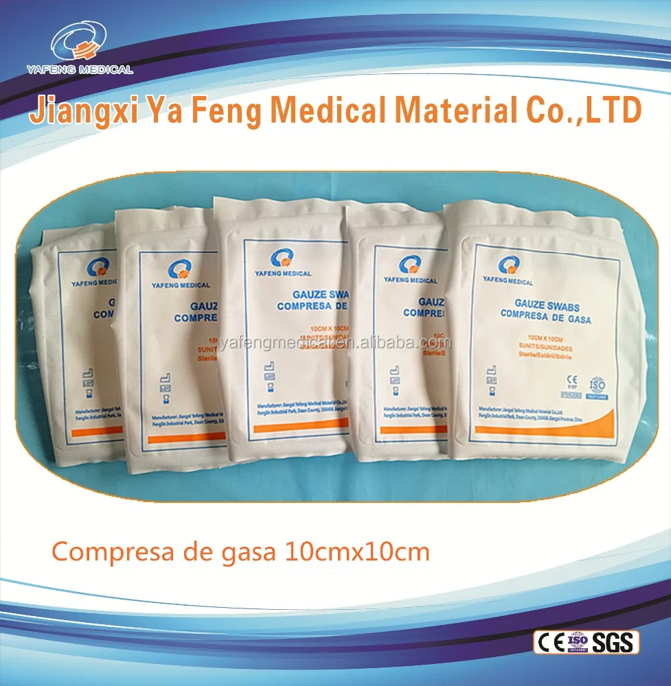 
sterile gauze 10cm x 10cm 
