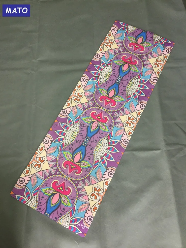 100% Microfiber Suede Customizable Natural Rubber New Yoga Mat