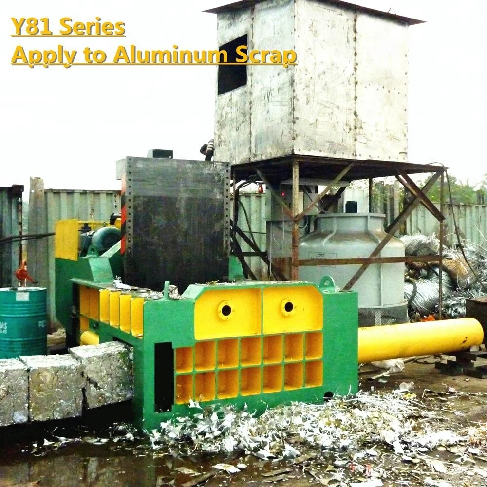 Hydraulic Aluminium Extrusion Scrap Metal Pressing Machine