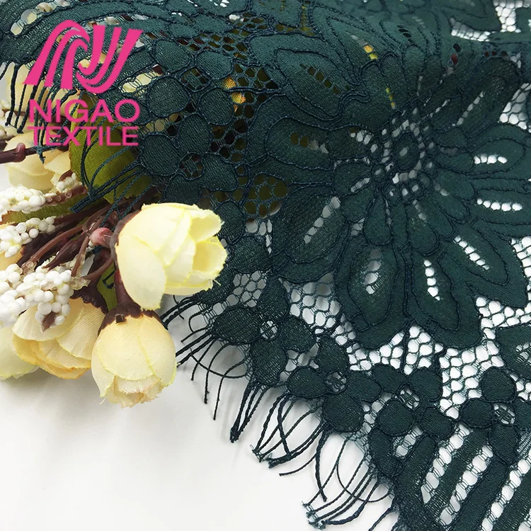 Wholesale china supplier yellow lace fringe fabric for vietnam