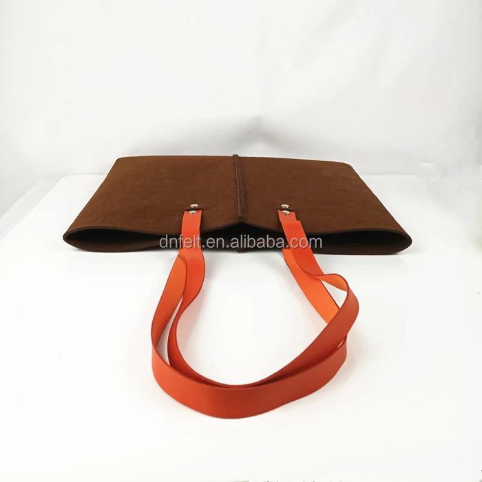 IQOS felt tote handbags women bags women accessories with leather handle