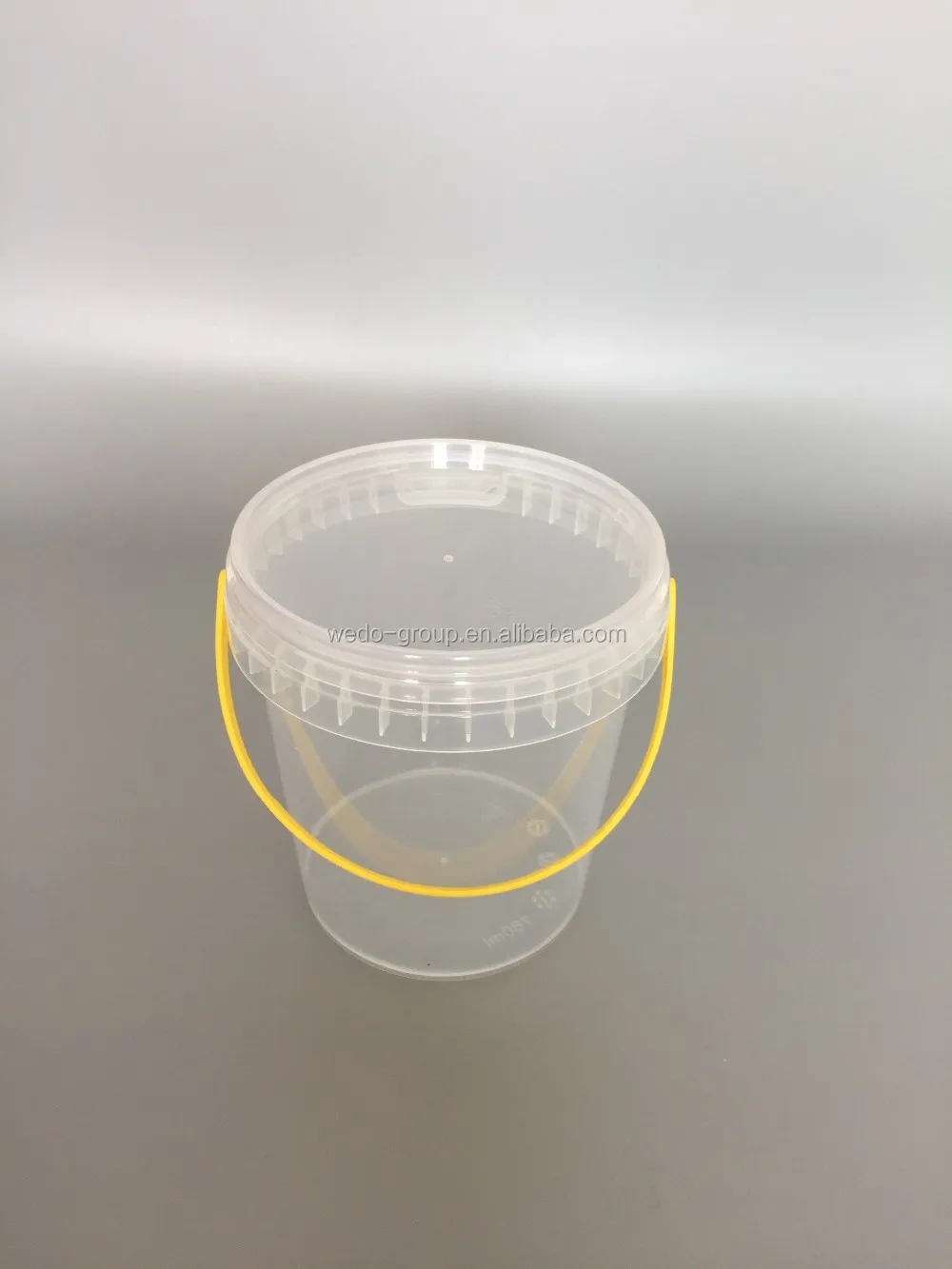 1kg honey bucket plastic with handle and lid