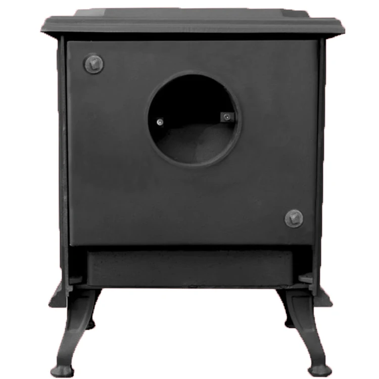 
LF Black Paint And Enamel Brown Indoor Wood Heater Cast Iron Wood Burning Stove For Sale 