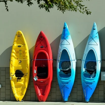 Customized plastic kayak boat