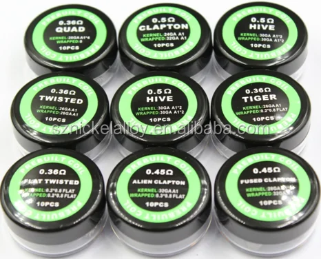 Alien clapton wire wholesale Clapton coil Hive Tiger Fused Wire on roll