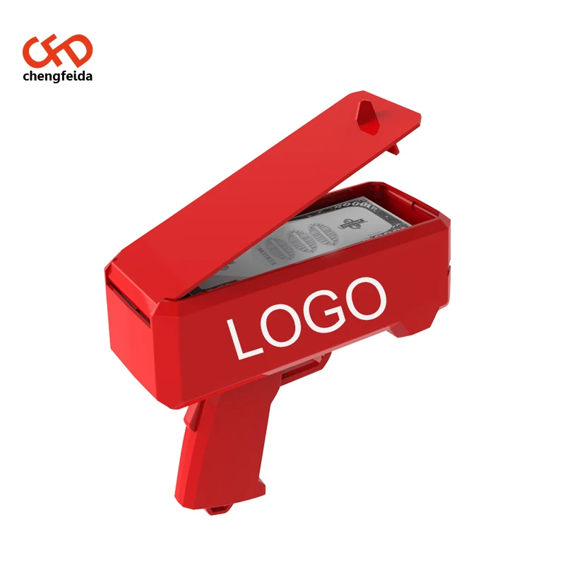 
Red Super Money Gun Money Rain Drop Gun, Paper Playing Money Gun 