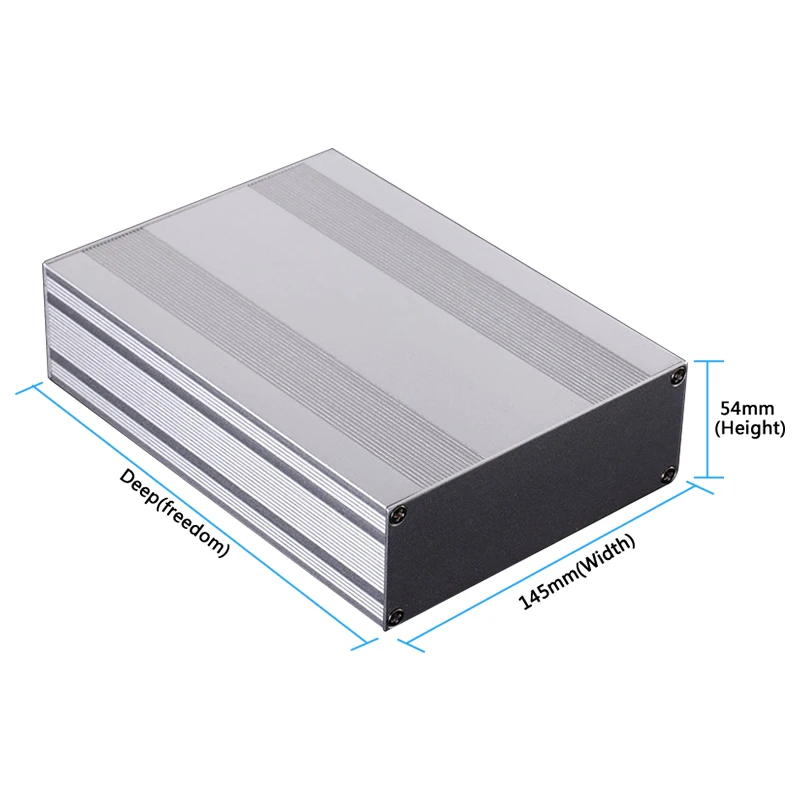 145x54-200 mm  aluminum project box enclosure casing electronic circuit board box
