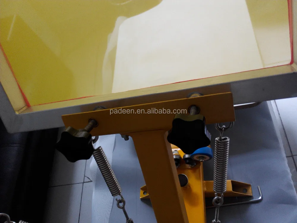 
Manual Serigraph 4 Color 1 Station Screen Printing Machine For Socks and Gloves 