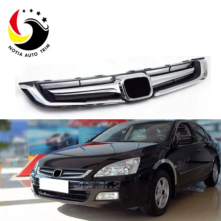 Передняя хромированная верхняя решетка 71121-SDE-TOO, решетка для Honda Accord 7th 2003 2004 2005 2006 2007