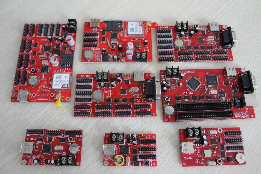 Zhonghang Net Port Led Asynchronous Display Control Card ZH-E1 with U flash disk communication