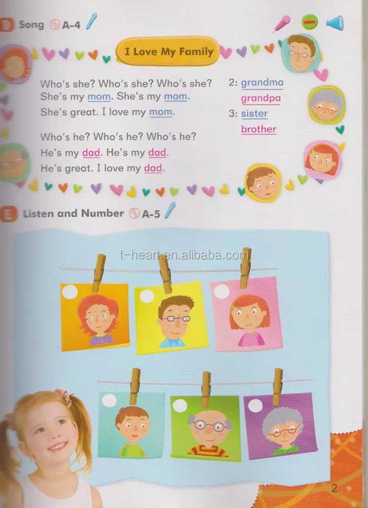 Practice speaking pen English education books age 9-11