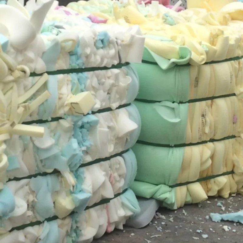 100% clean and dry foam waste PU scrap foam in bales