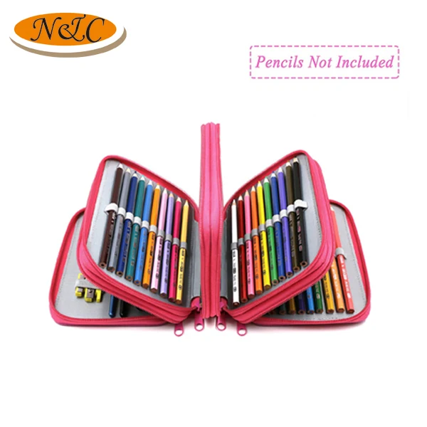 2022 Alibaba new supplier wholesale multi-layer zipper pencil case